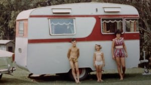 Adele and siblings on holiday 1964